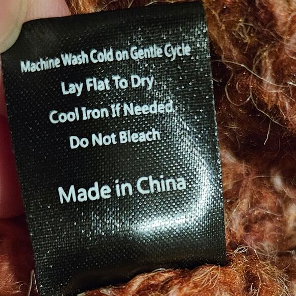 Woman's long sleeve sweater Fall colors size S - Picture 8 of 8